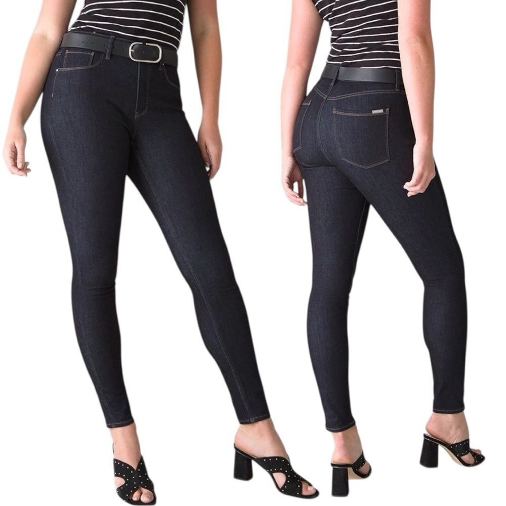 NWT White House Black Market Dark Wash Slim Skinny Jeans Saint Honore Collection